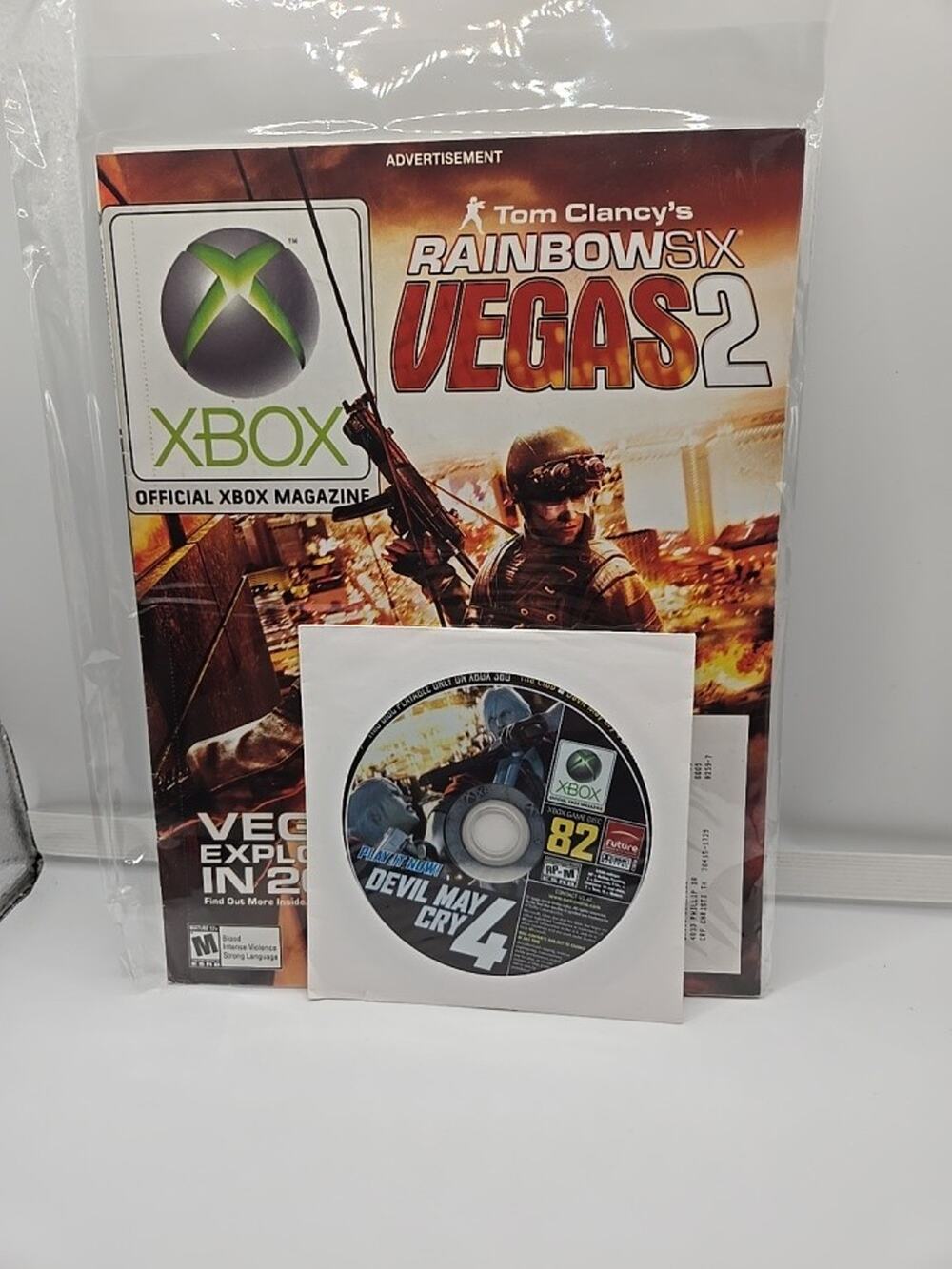 Official Xbox Magazine April 2008 Magazine DEMO disk 82 All Inserts Intacked